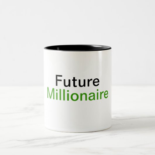 2 Couleurs Future tasse de millionnaire (Centre)