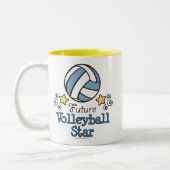 2 Couleurs Future tasse d'étoile de volleyball (Gauche)