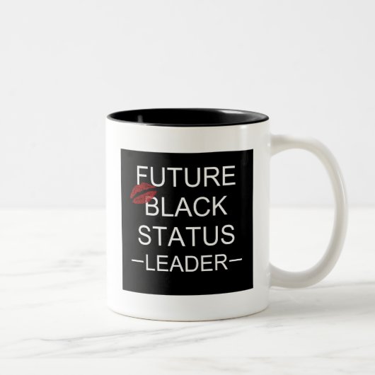 2 Couleurs Future tasse noire du Chef de statut (Droit)