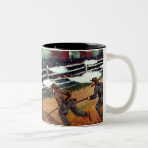 2 Couleurs Gettysburg, bataille à la tasse 4 de briqueterie
