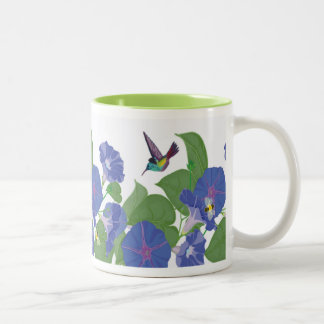 2 Couleurs Gloire de matin et vert de tasse de colibris