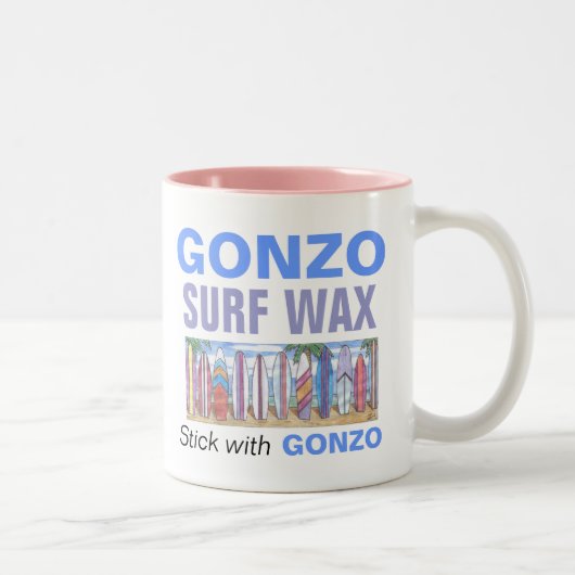 2 Couleurs GONZO SURF WAX III tasse (Droit)