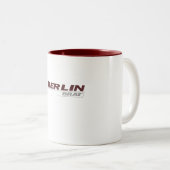 2 Couleurs Gosse de Berlin - tasse de café de deux tons - (Devant droit)