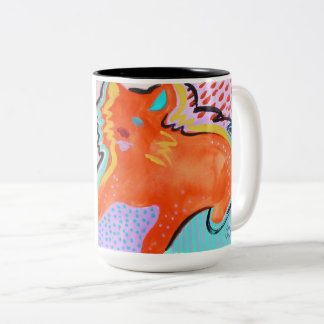 2 Couleurs Grand amant de café ? C'est la tasse que vous