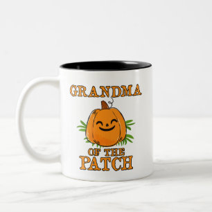 2 Couleurs Grand-mère citrouille de la tasse Patch Famille Ha