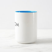 2 Couleurs Grande 15oz tasse à deux tons faite sur commande - (Centre)