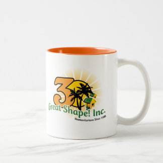 2 Couleurs Grande forme ! Tasse d'anniversaire d'inc. 30ème