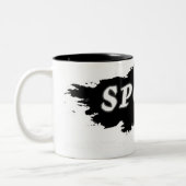 2 Couleurs Grande, noire tasse de SPCTR (Gauche)