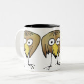 2 Couleurs Grande tasse de birdie (Devant gauche)