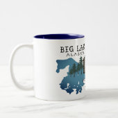 2 Couleurs Grande tasse de cabine de l'Alaska de lac (Gauche)