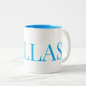 2 Couleurs Grande tasse de café (Devant droit)