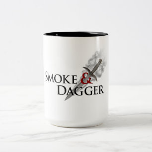 2 Couleurs Grande tasse de café de la fumée 15oz et de