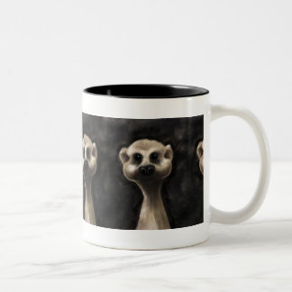 2 Couleurs Grande tasse de café de Meerkat !