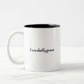 2 Couleurs GRANDE tasse de café rêveuse (Gauche)