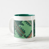 2 Couleurs Grande tasse de carte (Devant gauche)