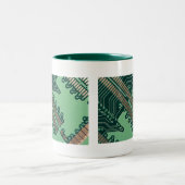 2 Couleurs Grande tasse de carte (Centre)