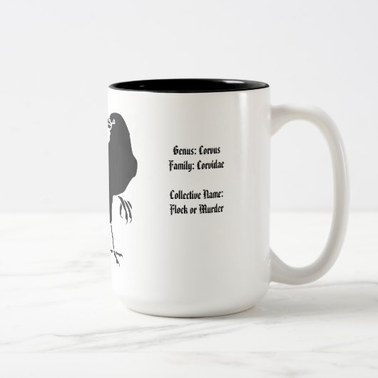 2 Couleurs Grande tasse de corneille (Droit)