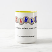 2 Couleurs Grande tasse de double couleur (Centre)