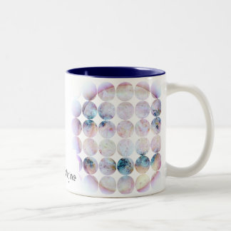 2 Couleurs Grande tasse de photo de point - customisée