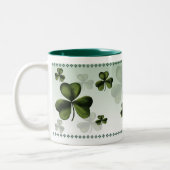 2 Couleurs Grande tasse de shamrock (Gauche)