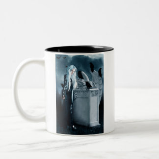 2 Couleurs Grande tasse de sorcière de corneille