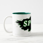 2 Couleurs Grande tasse de SPCTR - vert (Gauche)