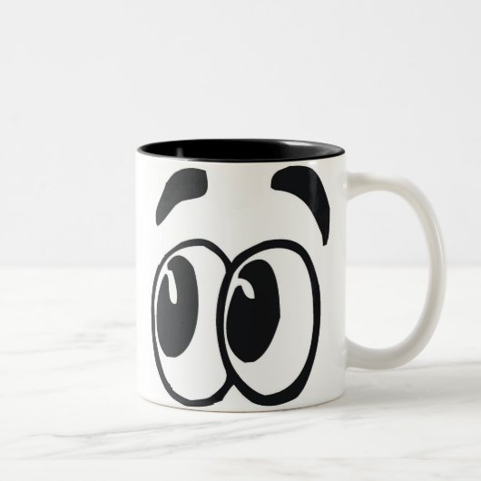 2 Couleurs Grande tasse de yeux (Droit)