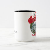 2 Couleurs GRANDE tasse droitière (Centre)