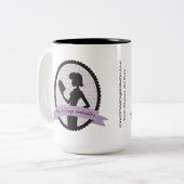 2 Couleurs Grande tasse supplémentaire pour un bon long lue (Devant gauche)