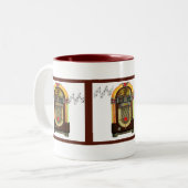2 Couleurs Grandie tasse de juke-box (Devant gauche)