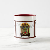 2 Couleurs Grandie tasse de juke-box (Centre)