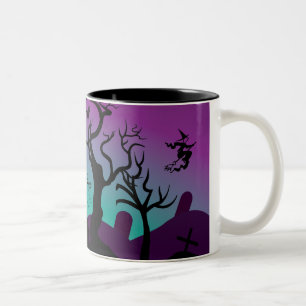 2 Couleurs Graveyard Halloween tch tasse personnalisée