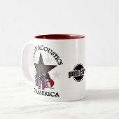 2 Couleurs Guitare - tasse de café (Devant gauche)