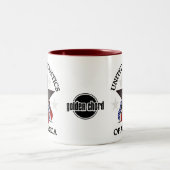 2 Couleurs Guitare - tasse de café (Centre)