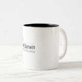 2 Couleurs Habillement athée - vers le bas avec la tasse de (Devant droit)