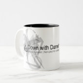 2 Couleurs Habillement athée - vers le bas avec la tasse de (Devant gauche)