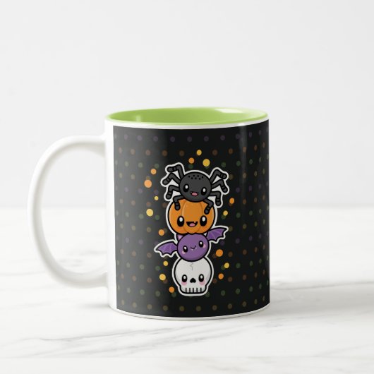 2 Couleurs Halloween Traite la tasse (Gauche)