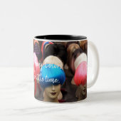 2 Couleurs HAMbWG - Tasse à café - Perruques (Devant droit)
