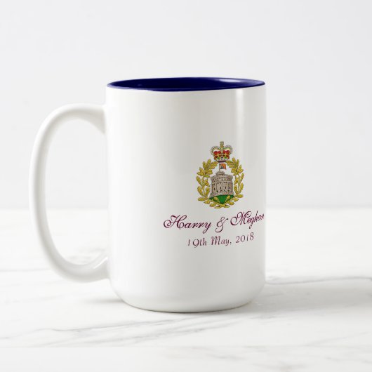 2 Couleurs Harry et tasse commémorative de Meghan (Gauche)