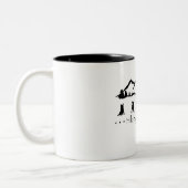 2 Couleurs Hausse avec la tasse de chiens (Gauche)