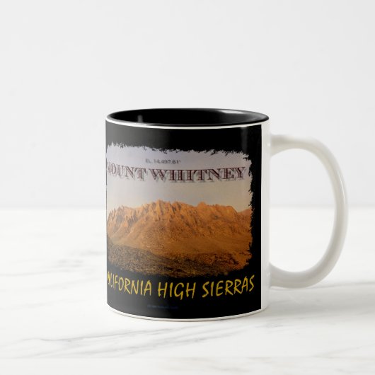 2 Couleurs Hautes sierras tasse (Droit)