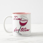 2 Couleurs Heure pour la tasse de vin (Gauche)