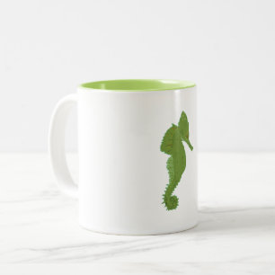 2 Couleurs Hippocampe, Aqua Life Art Tasse