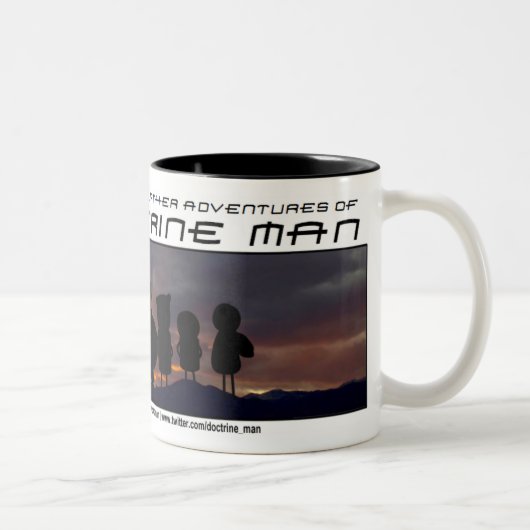 2 Couleurs Homme de doctrine ! ! Bande de tasse de frères (Droit)