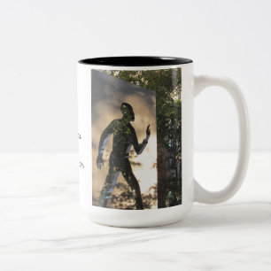 2 Couleurs Homme invisible dans la tasse de New York City