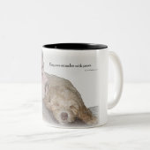 2 Couleurs Honorer de tasse de café équipe le meilleur ami (Devant droit)