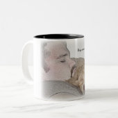 2 Couleurs Honorer de tasse de café équipe le meilleur ami (Devant gauche)