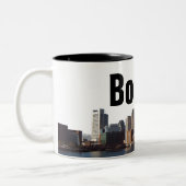 2 Couleurs Horizon de Boston sur une tasse (Gauche)