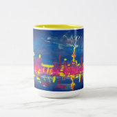 2 Couleurs Horizon de Toronto - tasse de 15 onces (Centre)