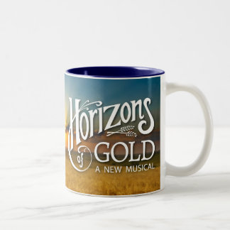 2 Couleurs Horizons de tasse à deux tons de lever de soleil